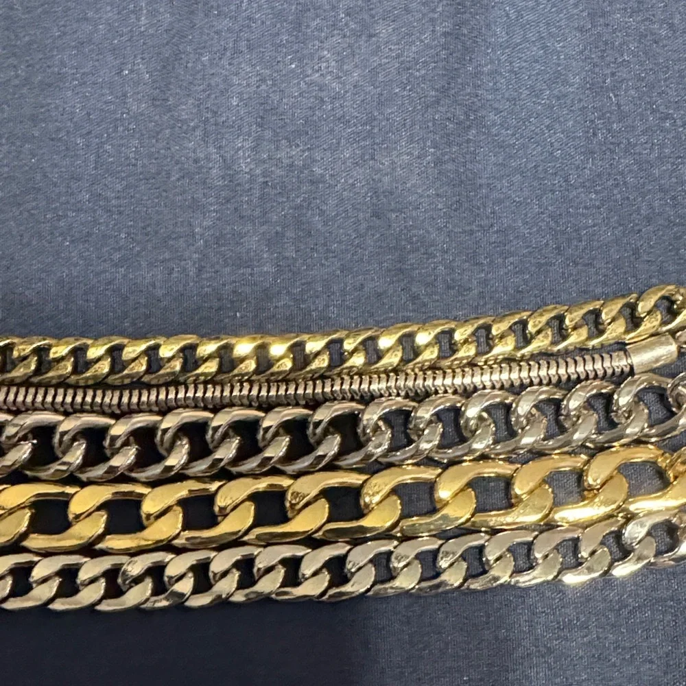 Jenny Bird Gold and Silver Layered Bracelet